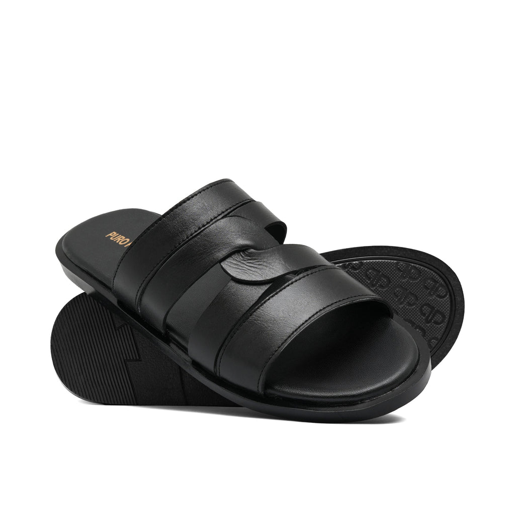 Black Cross Slipper SA30