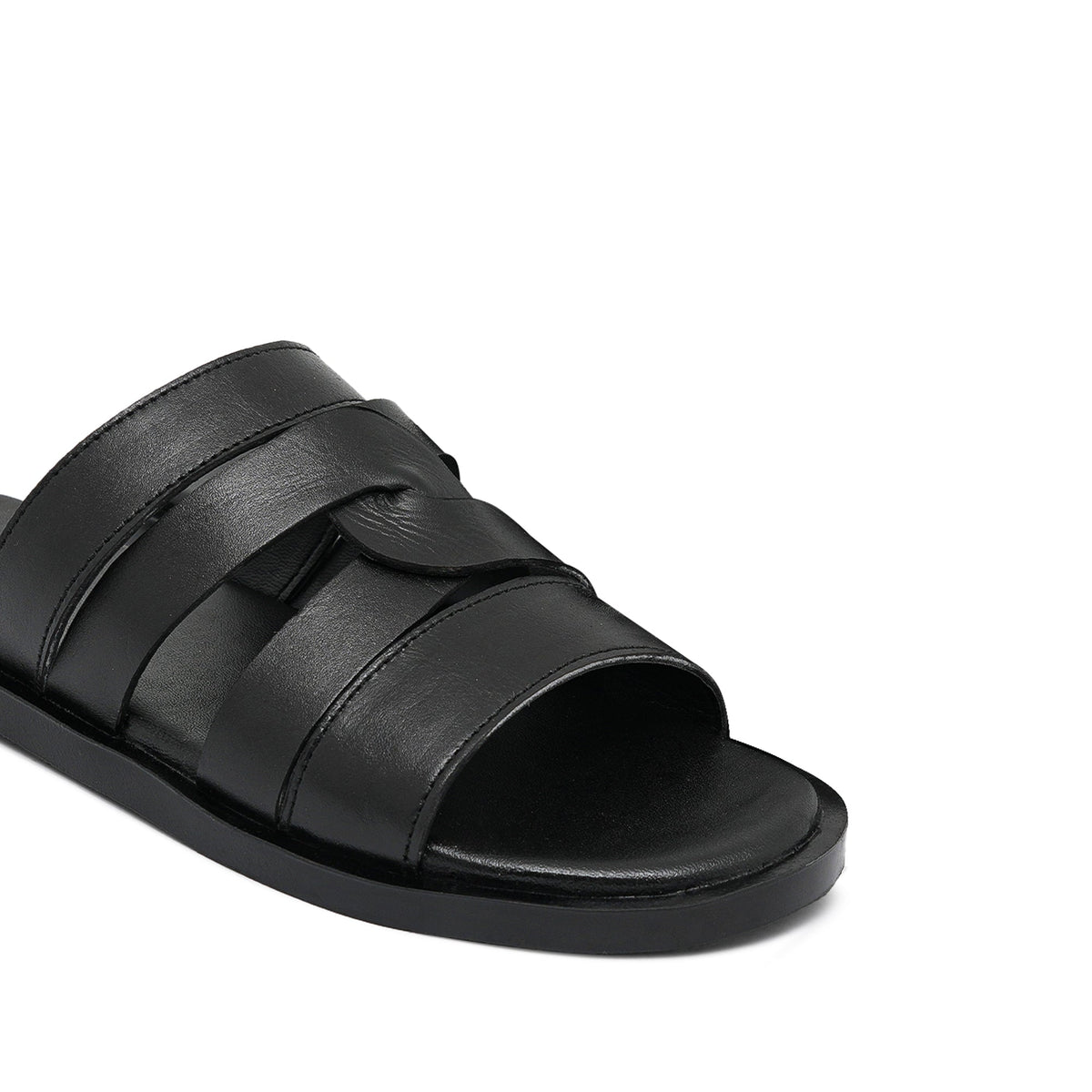 Black Cross Slipper SA30