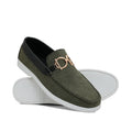 Green Suede Shoe Lz06