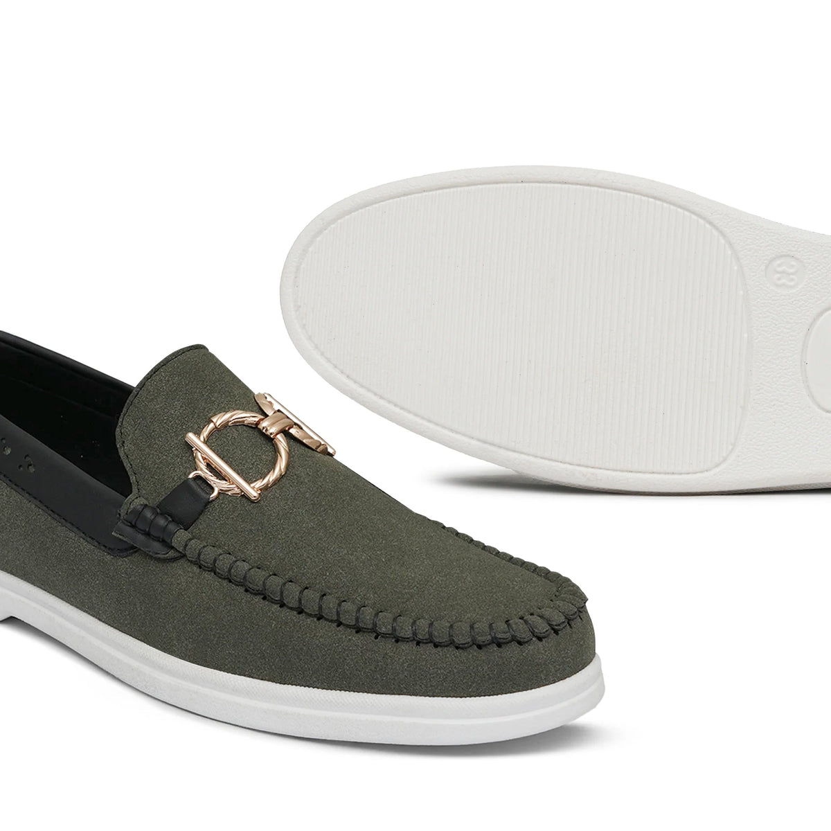 Green Suede Shoe Lz06