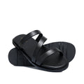 Black Leather Slipper SA140