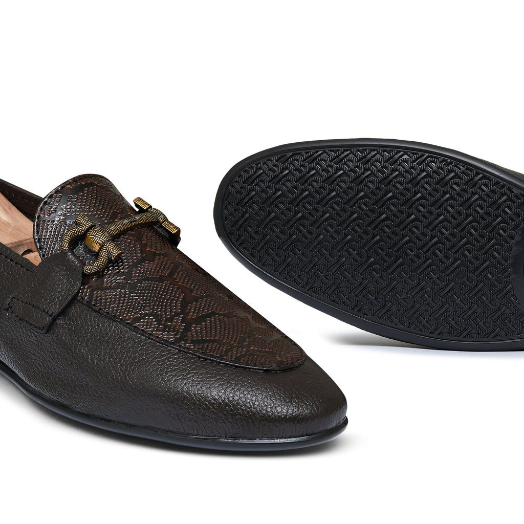 Brown Elegant Folding Shoe PA67