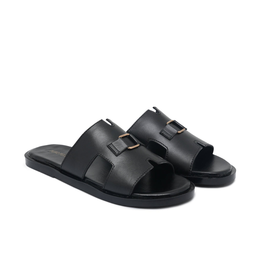 Elegant Black Slipper Sa57