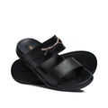 Black Leather Slipper GT19