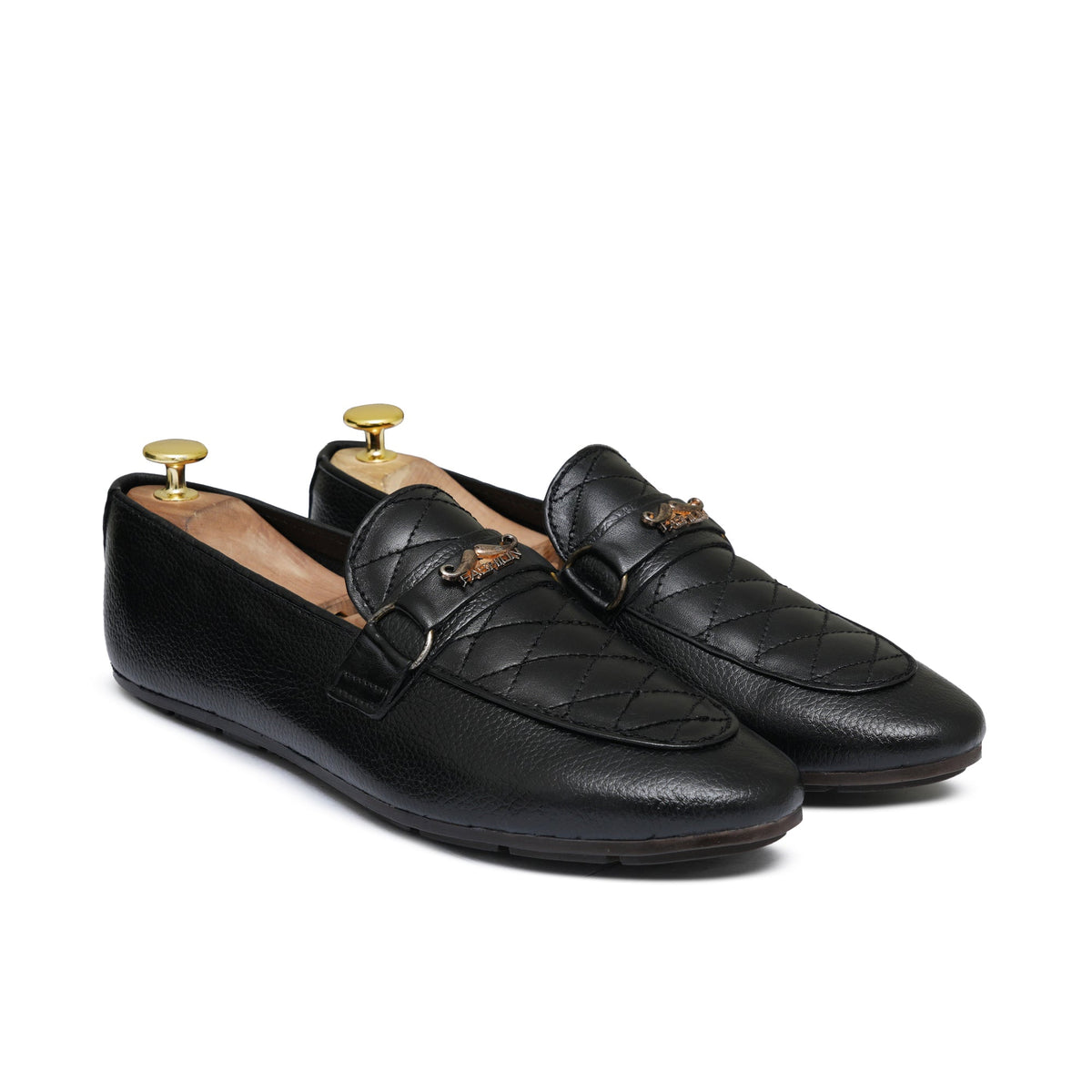Black Folding Woven Shoe  PA07