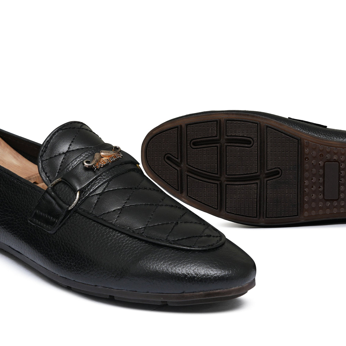 Black Folding Woven Shoe  PA07