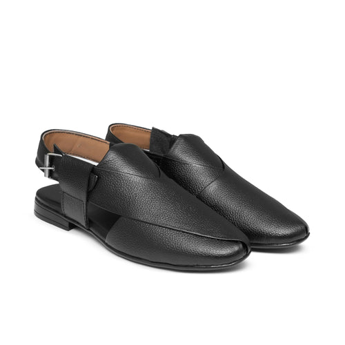 Black Folding Sandal Da18
