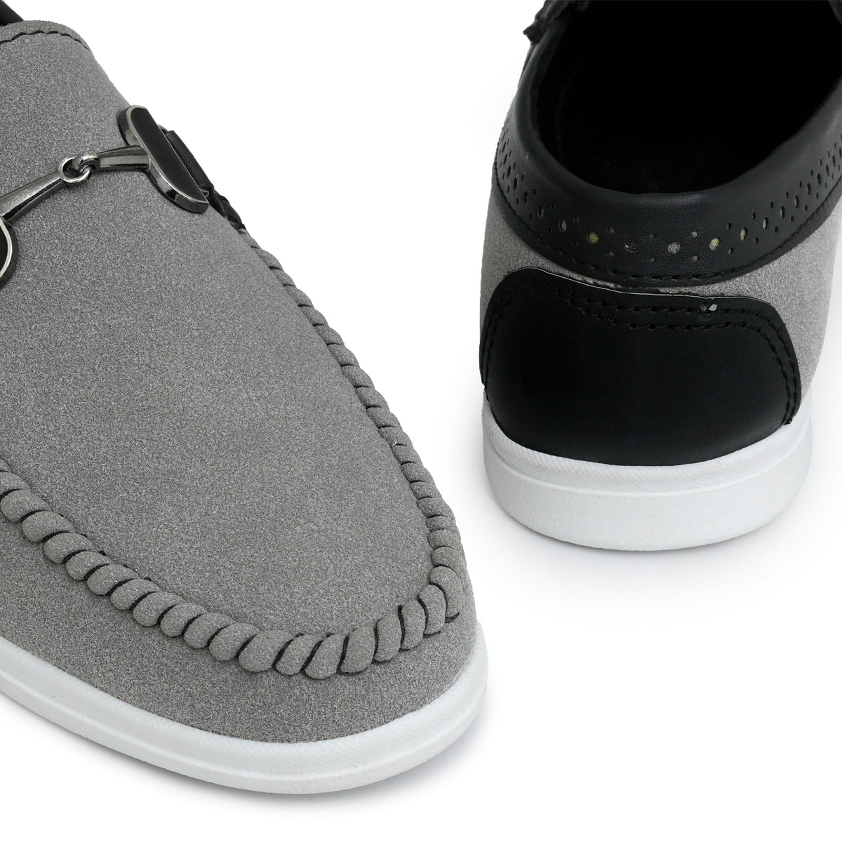 Grey Suede Shoe Lz05
