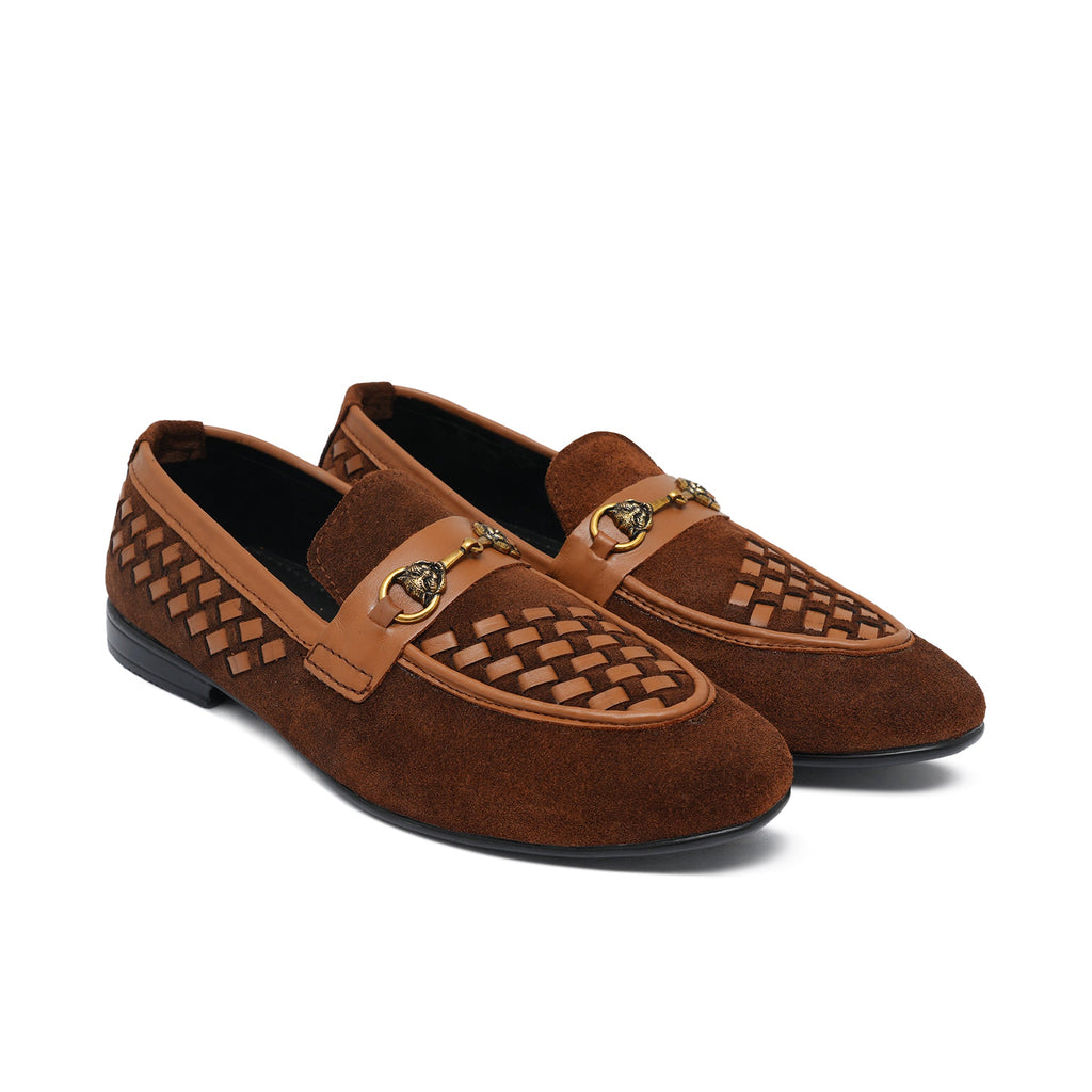 Brown Woven Shoe PA09