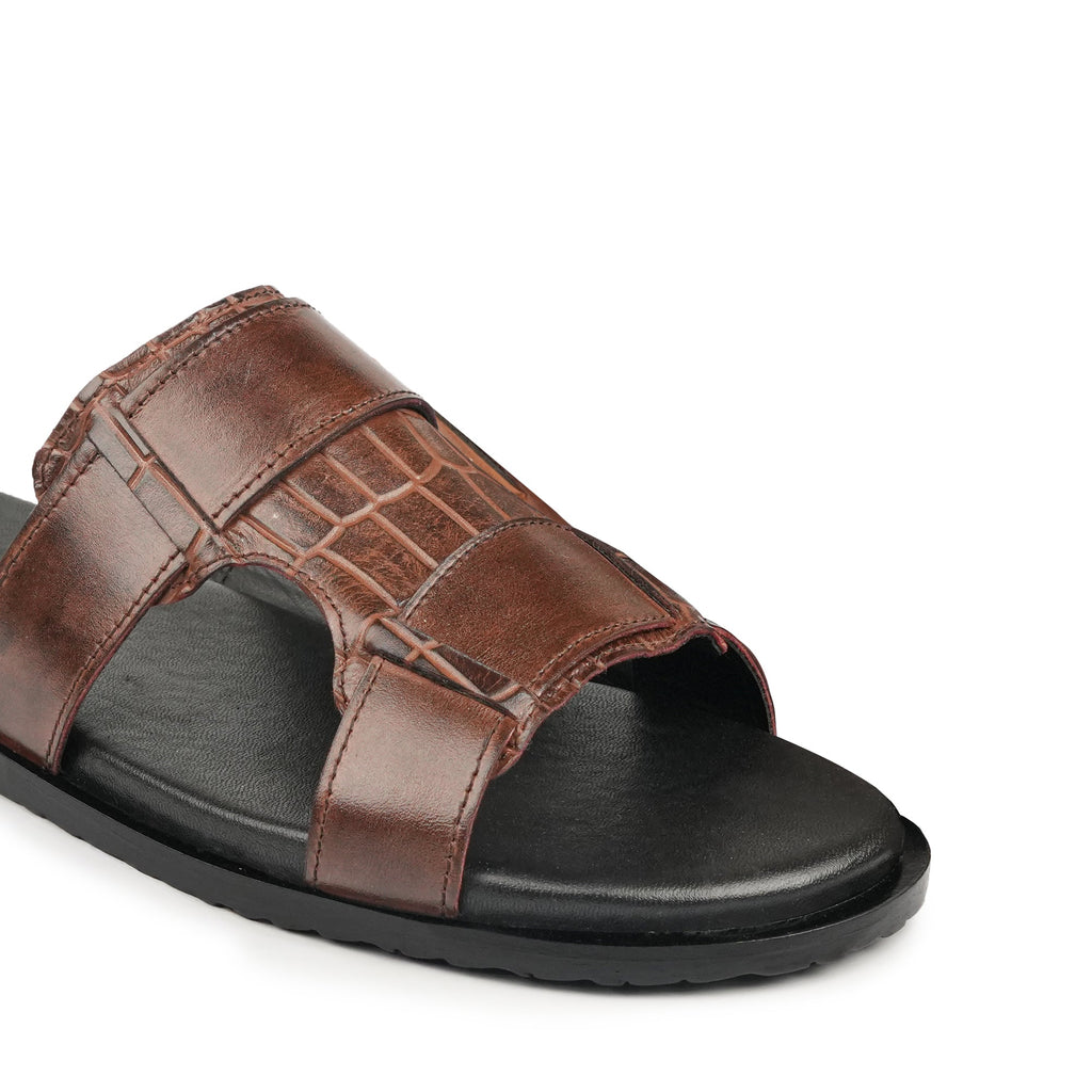 Croc-Textured Slipper SA75