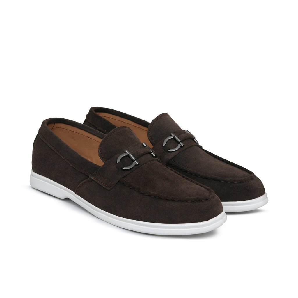 Chocolate Brown Suede Shoe La13