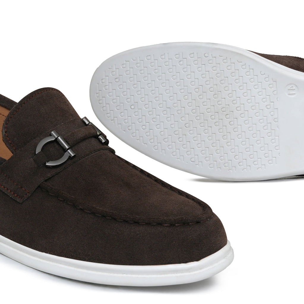Chocolate Brown Suede Shoe La13