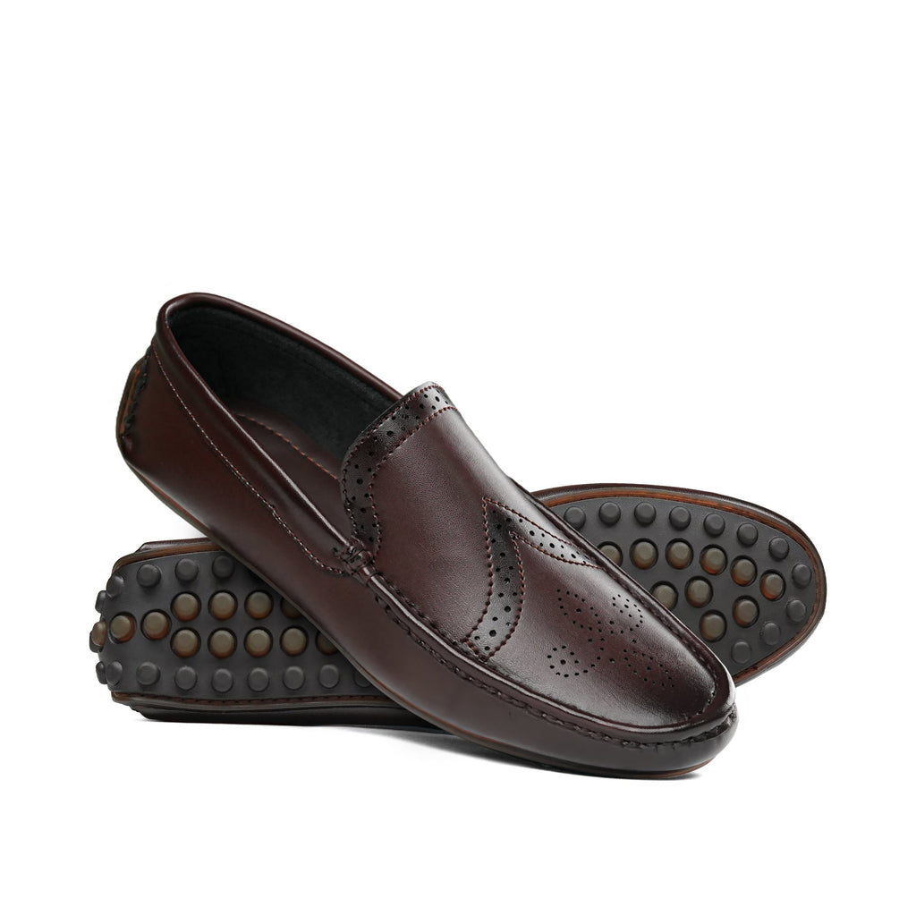 Modern Chestnut Brown Loafer LS93