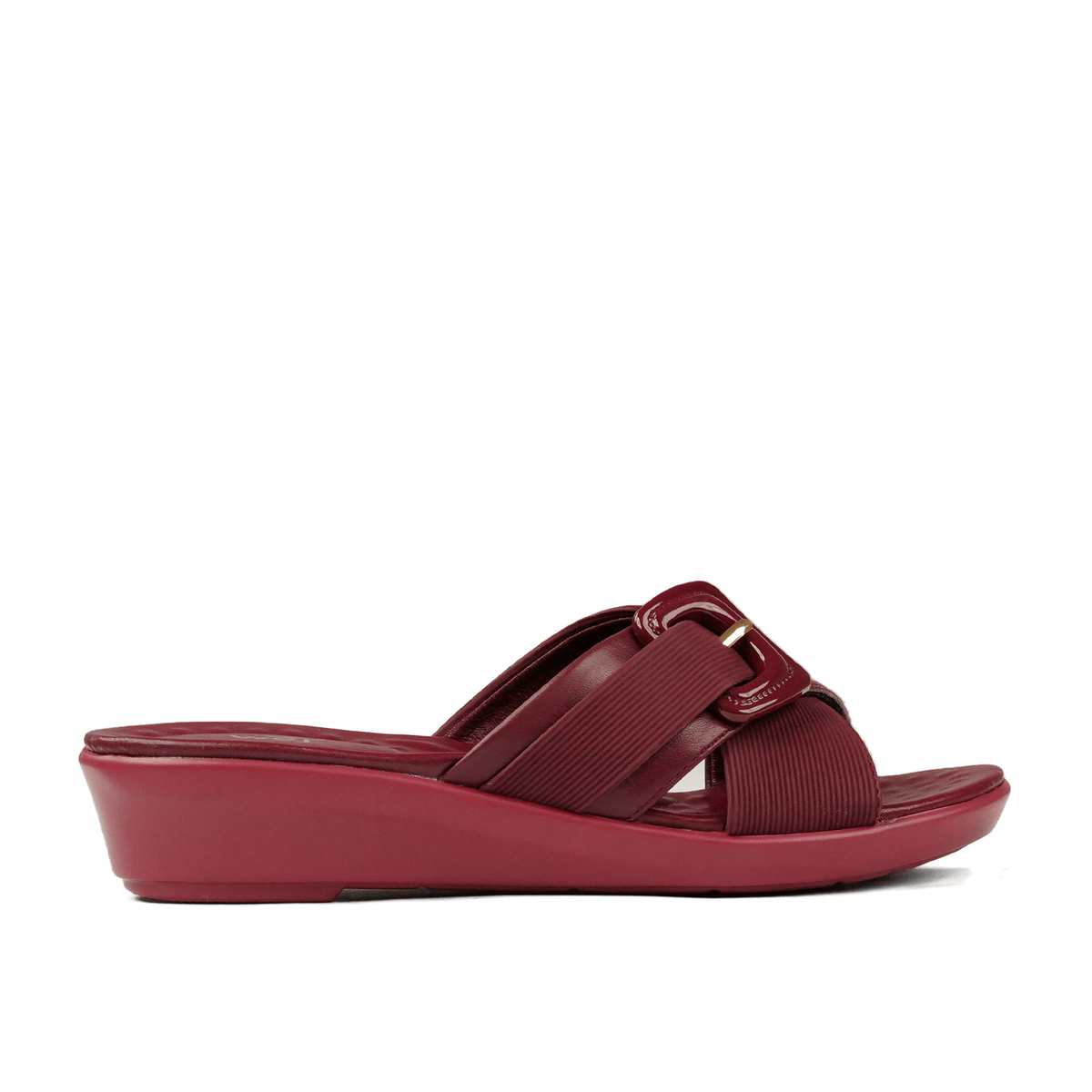 Maroon Comfy Slides WC06