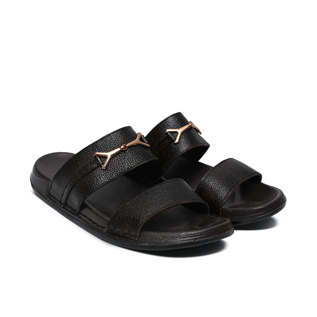 Brown Leather Slipper GT27