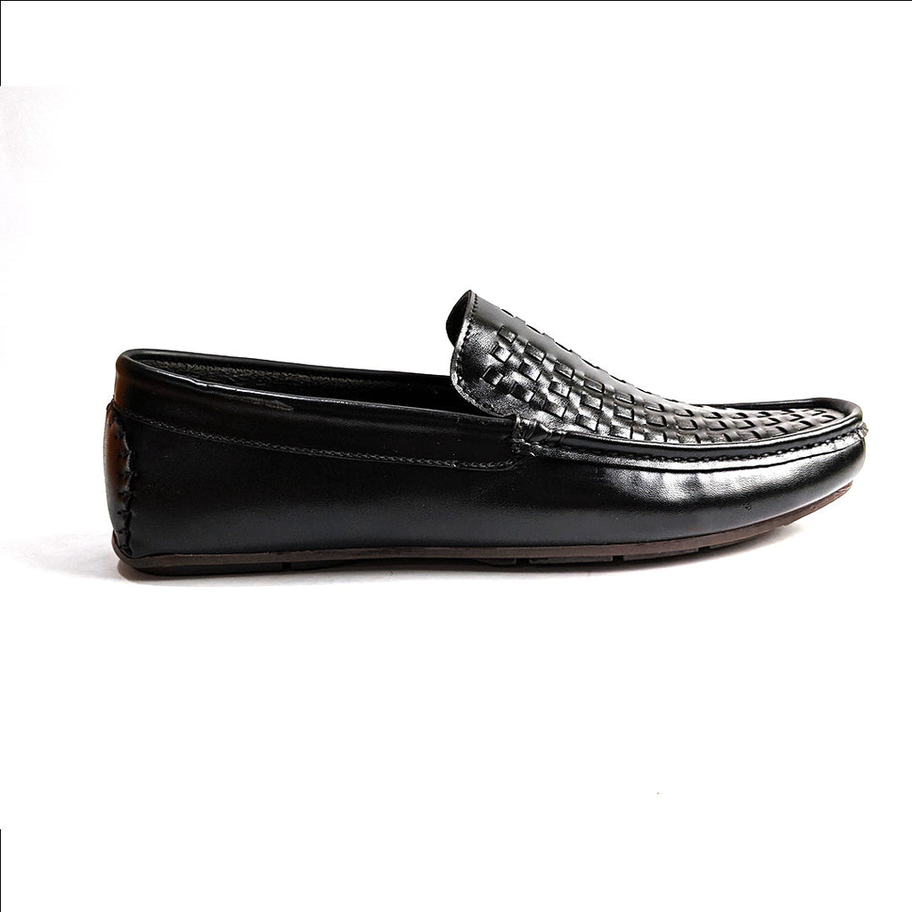 Black Woven Loafer LS26