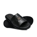 Black Leather Slipper GT33