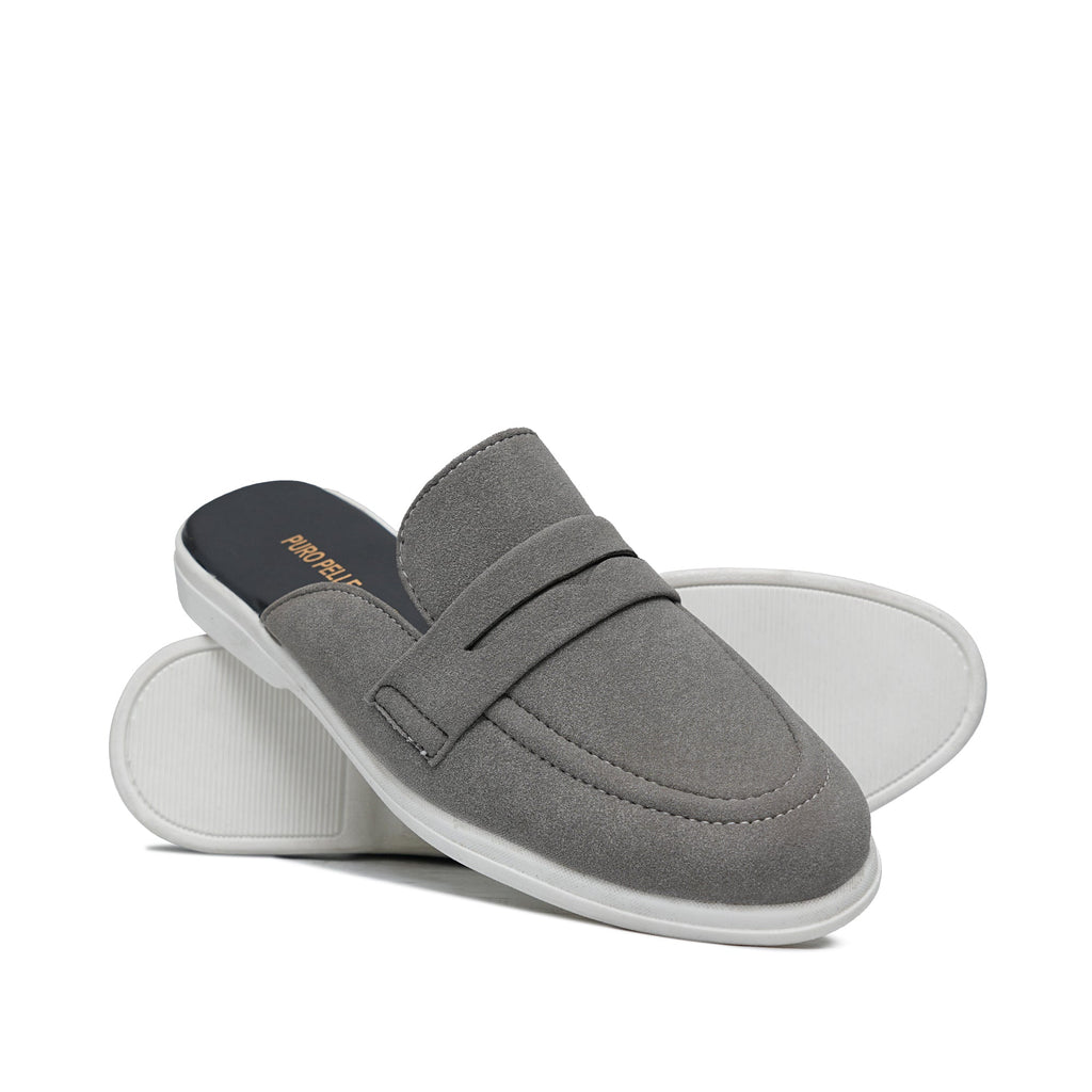 Grey Suede Mule LZ09