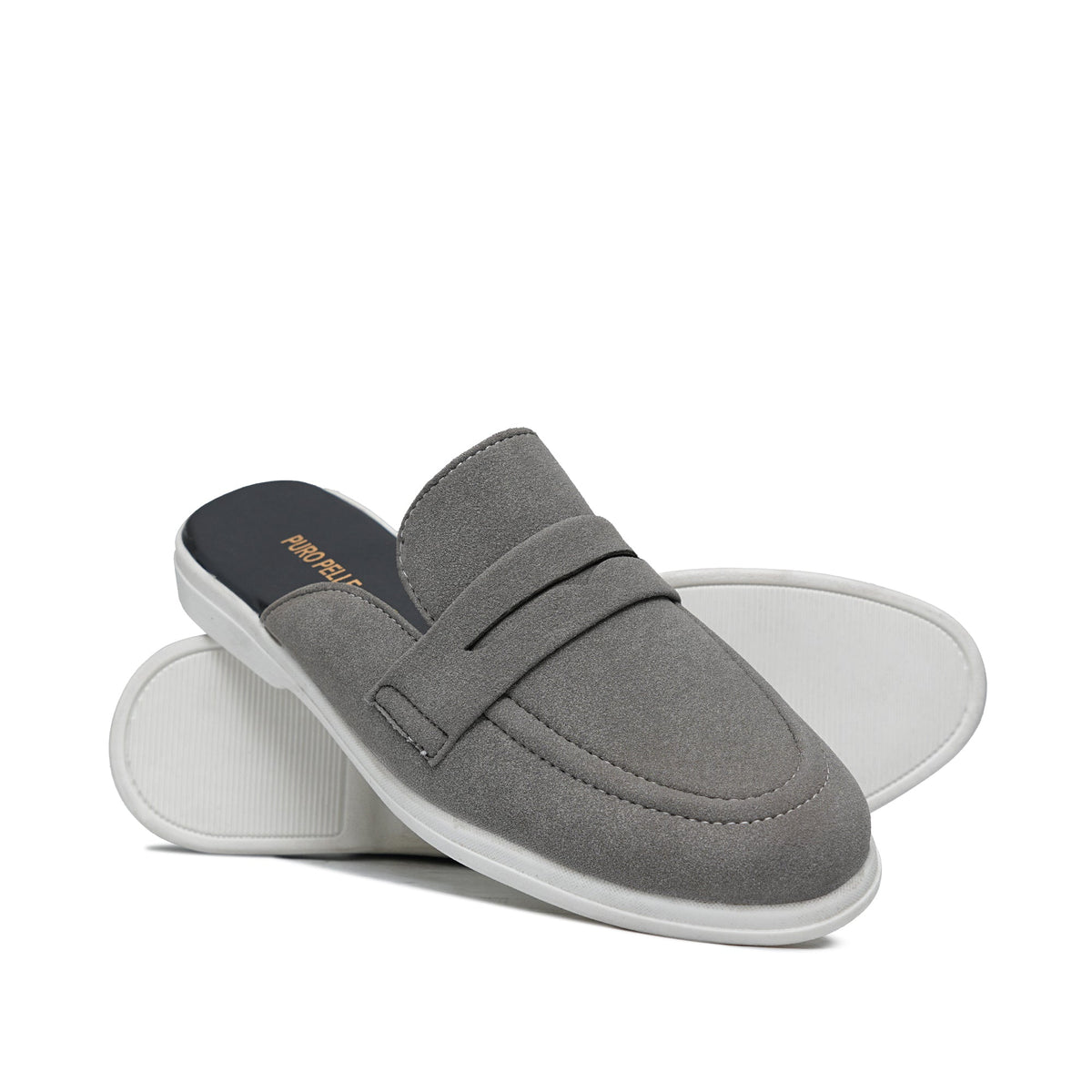 Grey Suede Mule LZ09