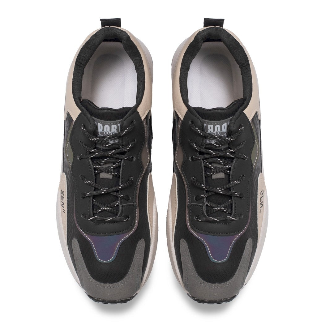 Men Premium White & Black Sneaker NSK-0023/2025.11
