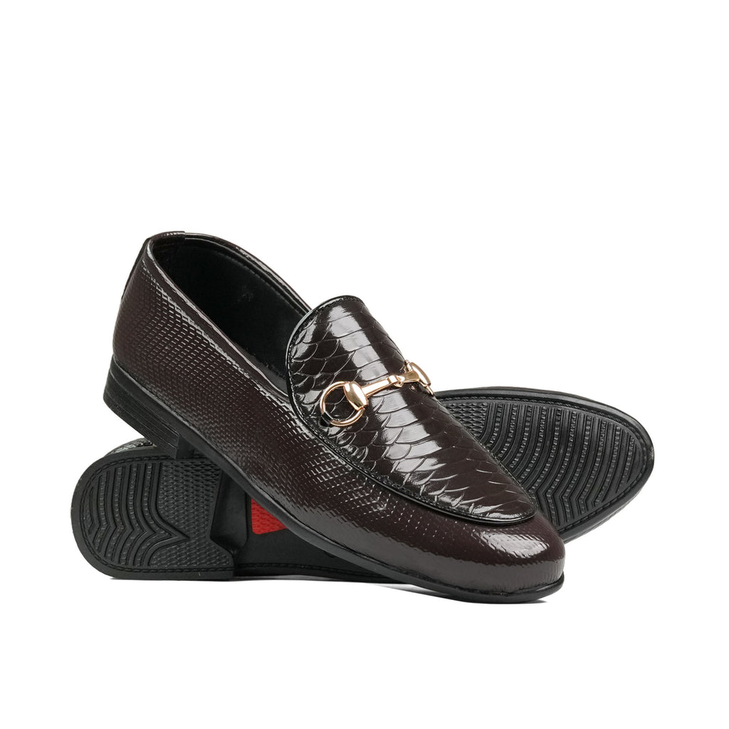 Brown Shoe with Buckle FZ32