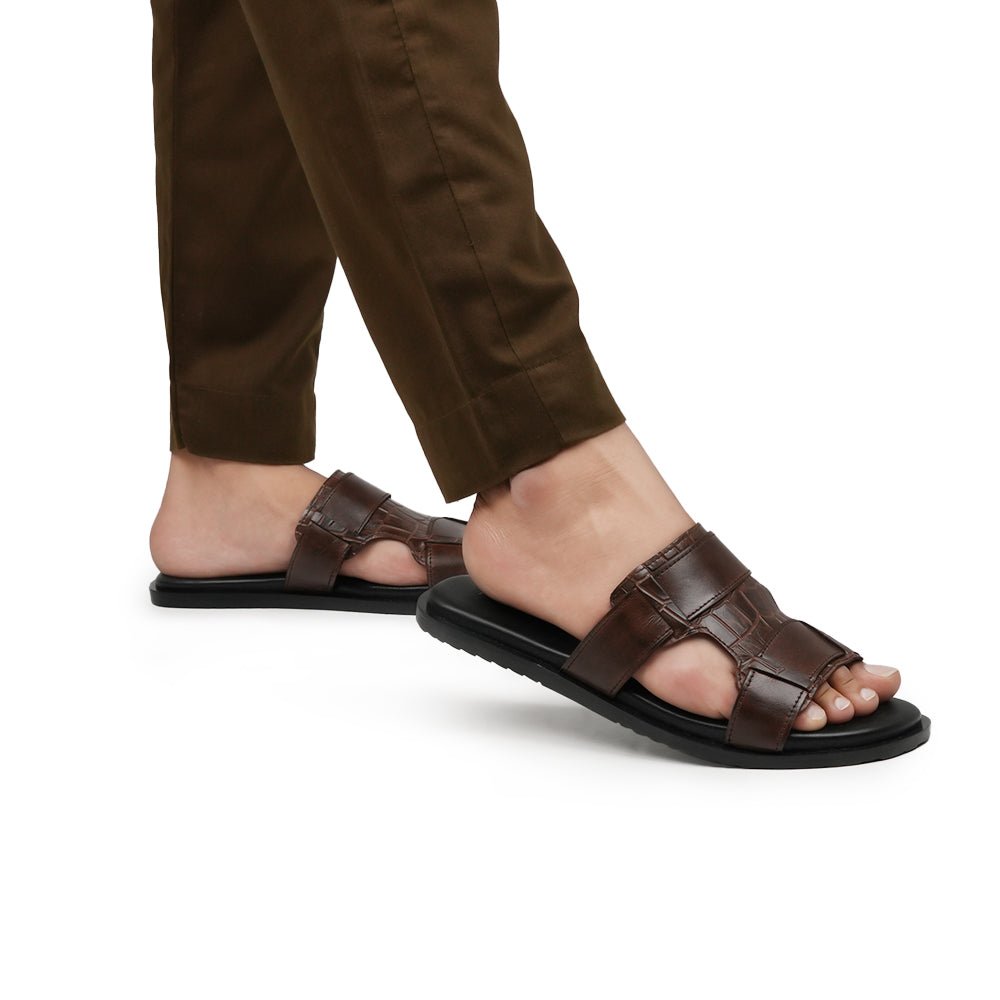 Croc-Textured Slipper SA75