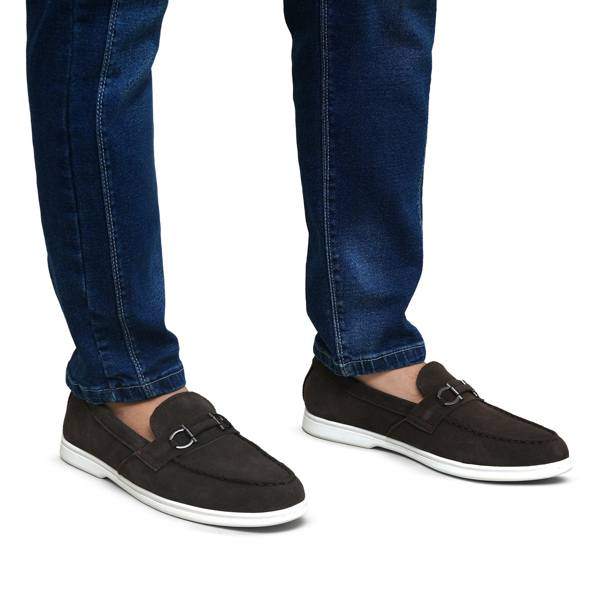 Chocolate Brown Suede Shoe La13