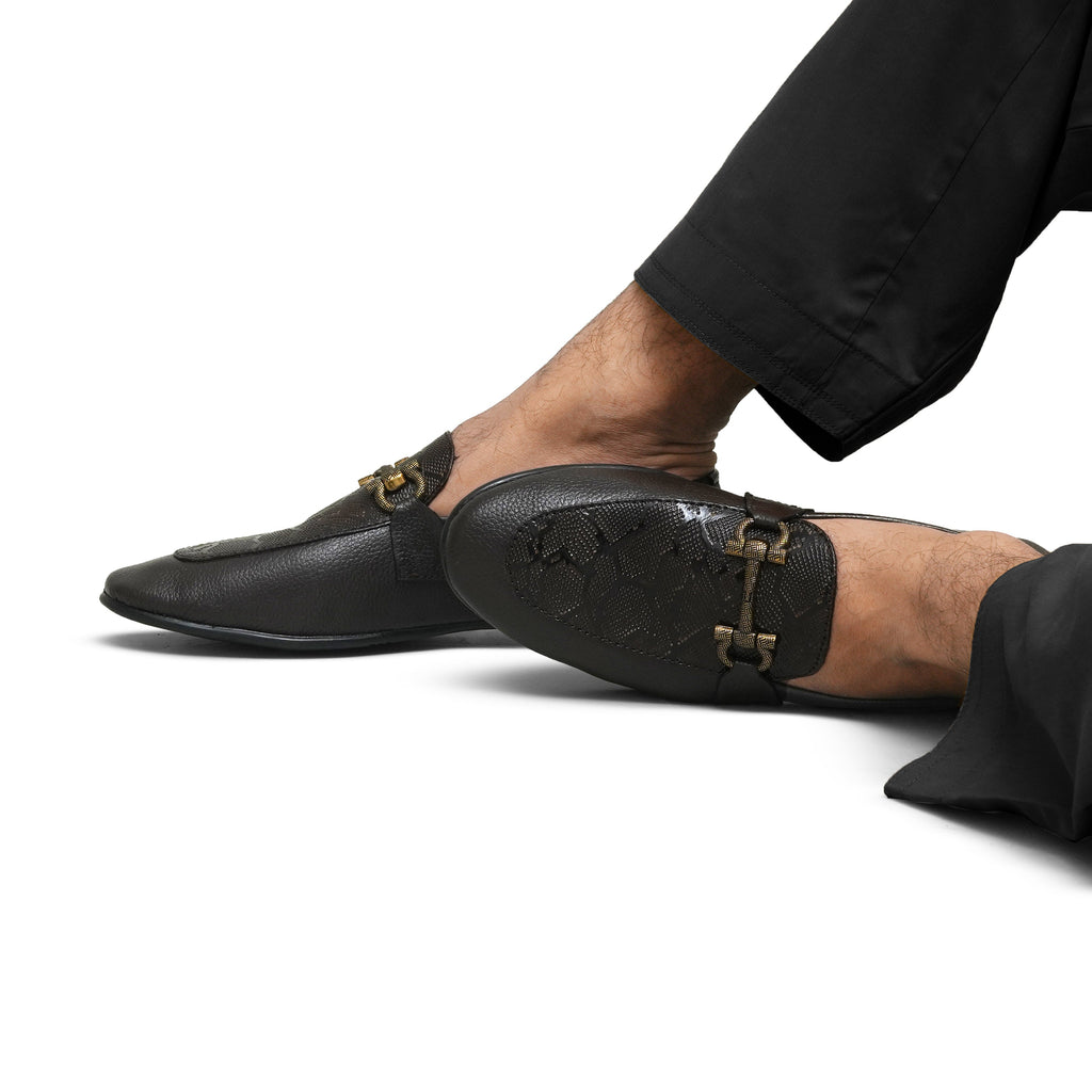 Brown Elegant Folding Shoe PA67